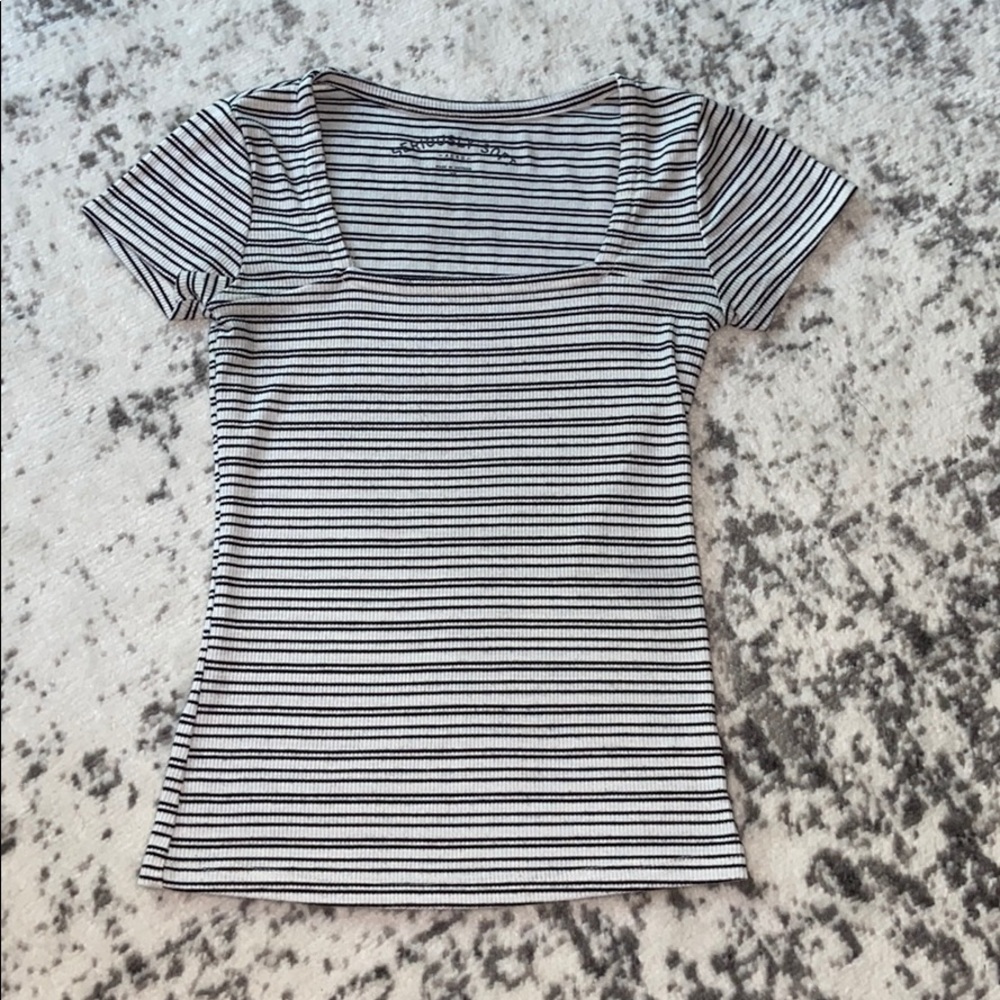 Black & White Striped Top - Picture 4 of 9